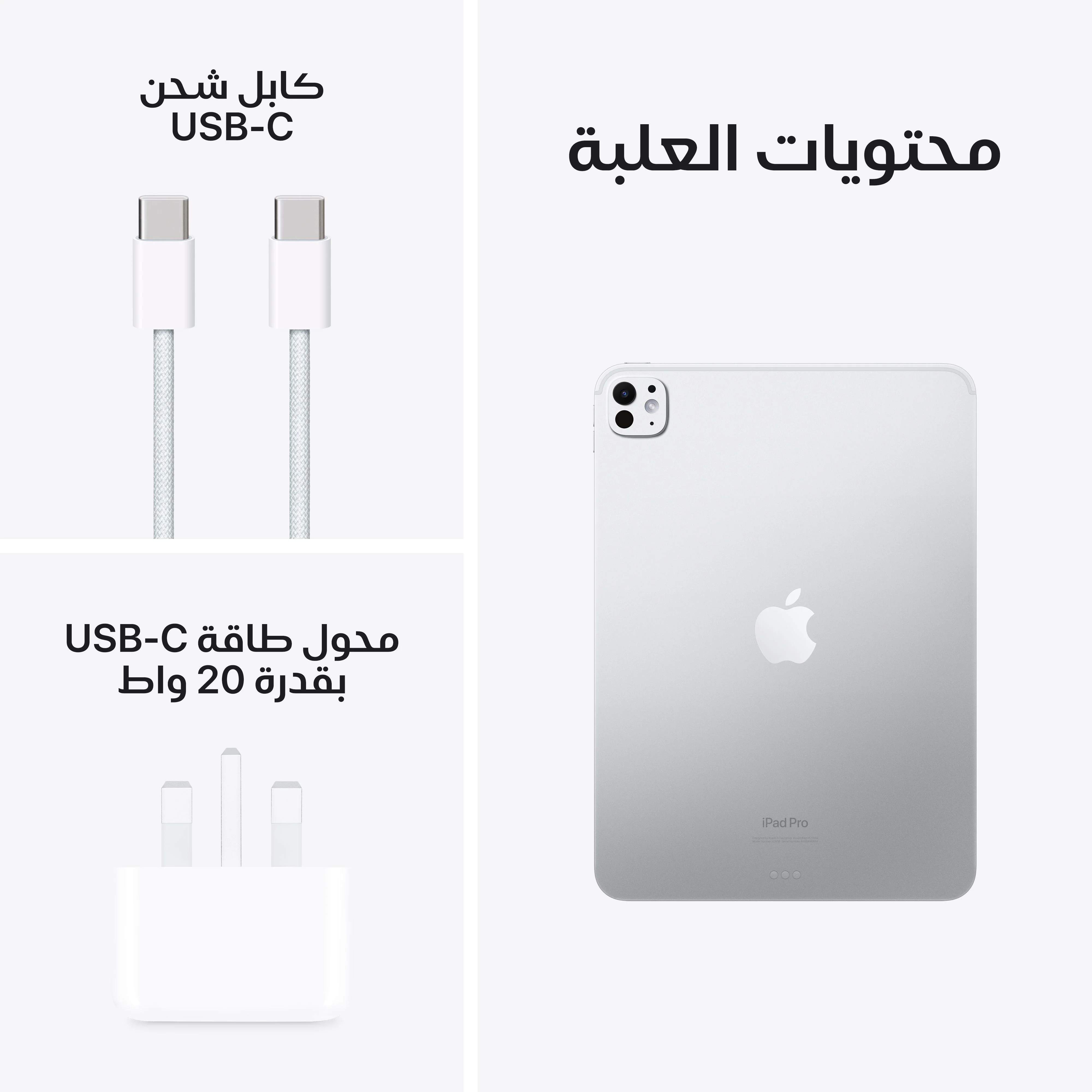 11-inch iPad Pro Wi-Fi 1TB Standard Glass - فضي (M4) - Image 10